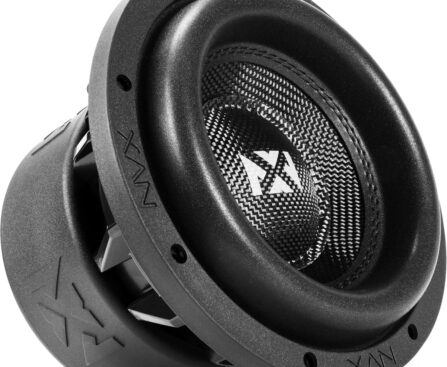 NVX VCW84v3 8” 1300 Watt Max (650W RMS) Dual 4-Ohm VC-Series Car Subwoofer (VCW84 Version 3)