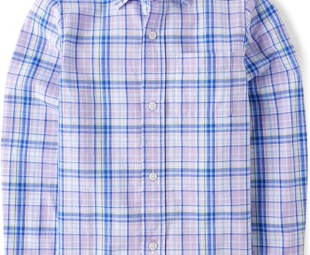 The Children’s Place Boys’ Long Sleeve Button Down Shirts