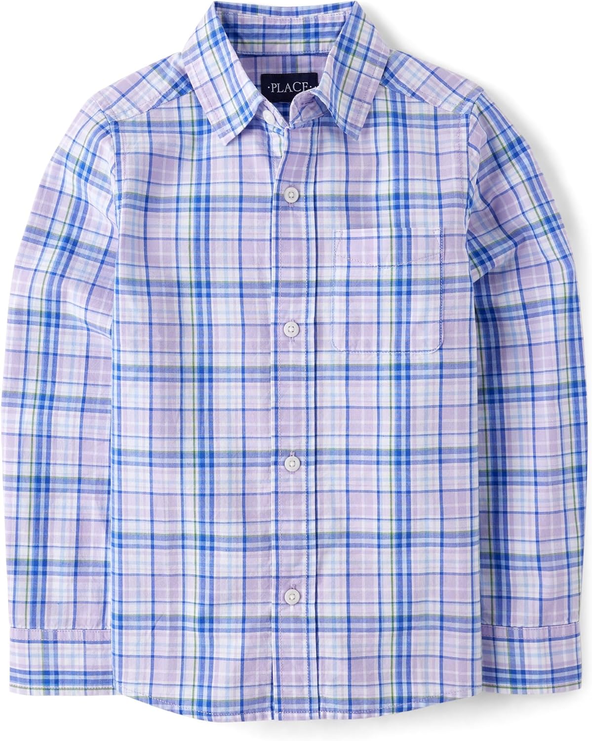 The Children’s Place Boys’ Long Sleeve Button Down Shirts