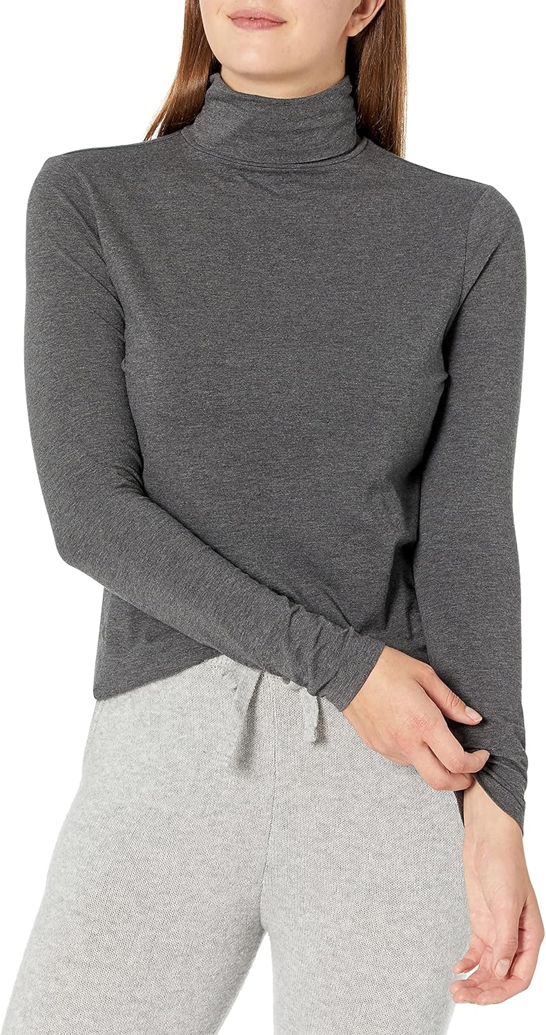 Amazon Essentials Womens Long-Sleeve Turtleneck (Available in Plus Size)