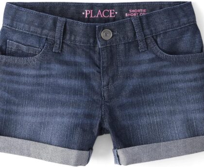 Denim Shortie Shorts