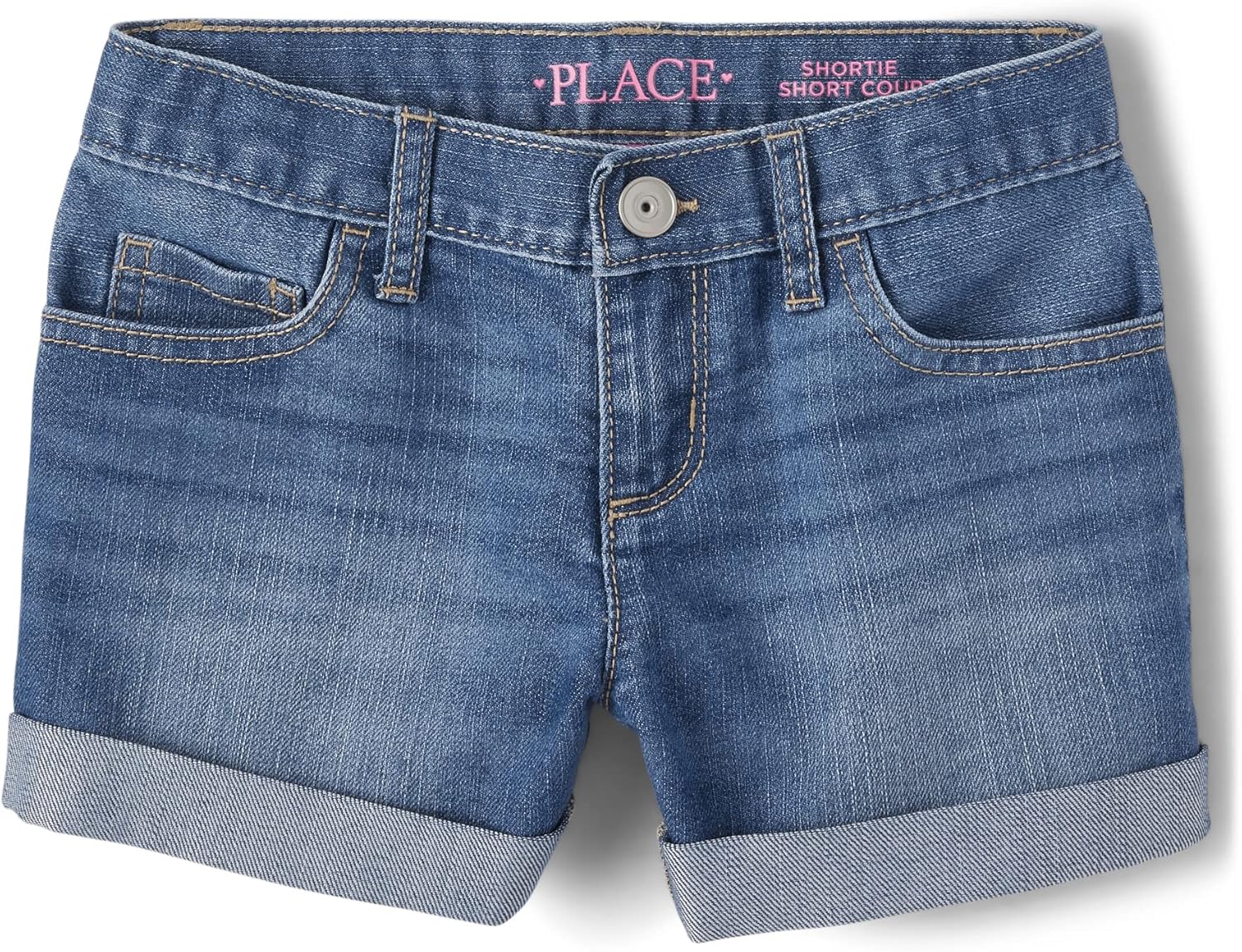 Denim Shortie Shorts