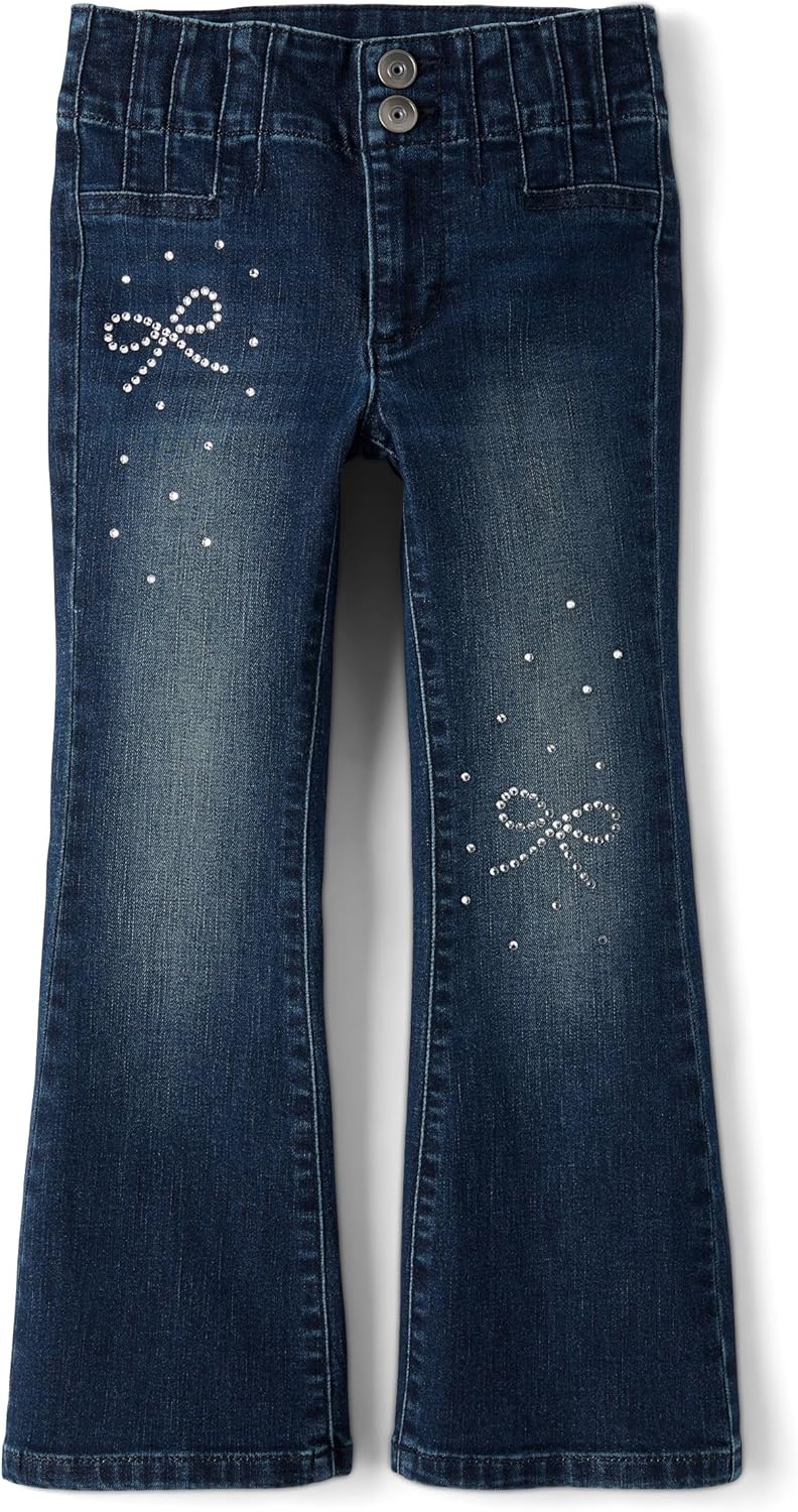 The Children’s Place,Girls,Flare Jeans,Hill Wash,8