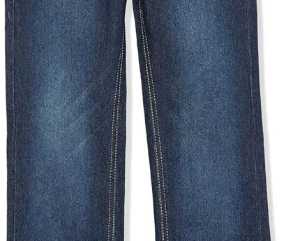 Lucky Brand Girls 5-Pocket Stretch Bootcut Fit Denim Jean, Zipper Fly & Button Closure