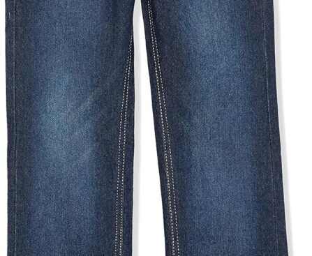 Lucky Brand Girls 5-Pocket Stretch Bootcut Fit Denim Jean, Zipper Fly & Button Closure