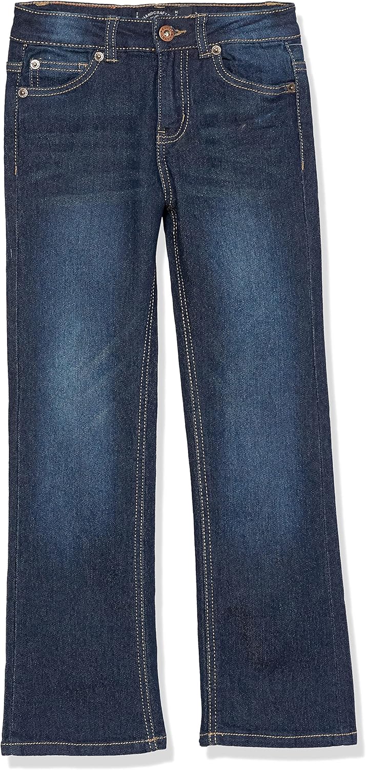 Lucky Brand Girls 5-Pocket Stretch Bootcut Fit Denim Jean, Zipper Fly & Button Closure